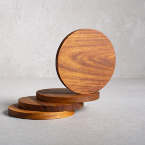 Teak Coasters(柚木杯垫)
